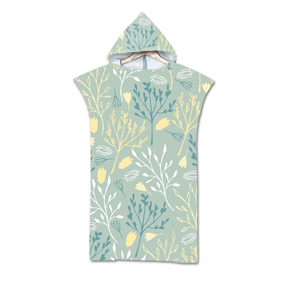 Nowy ręcznik z delfinami dla dorosłych szlafrok z mikrofibry szlafrok ręcznik kąpielowy z kapturem pływanie surfing kostiumy kąpielowe: 5