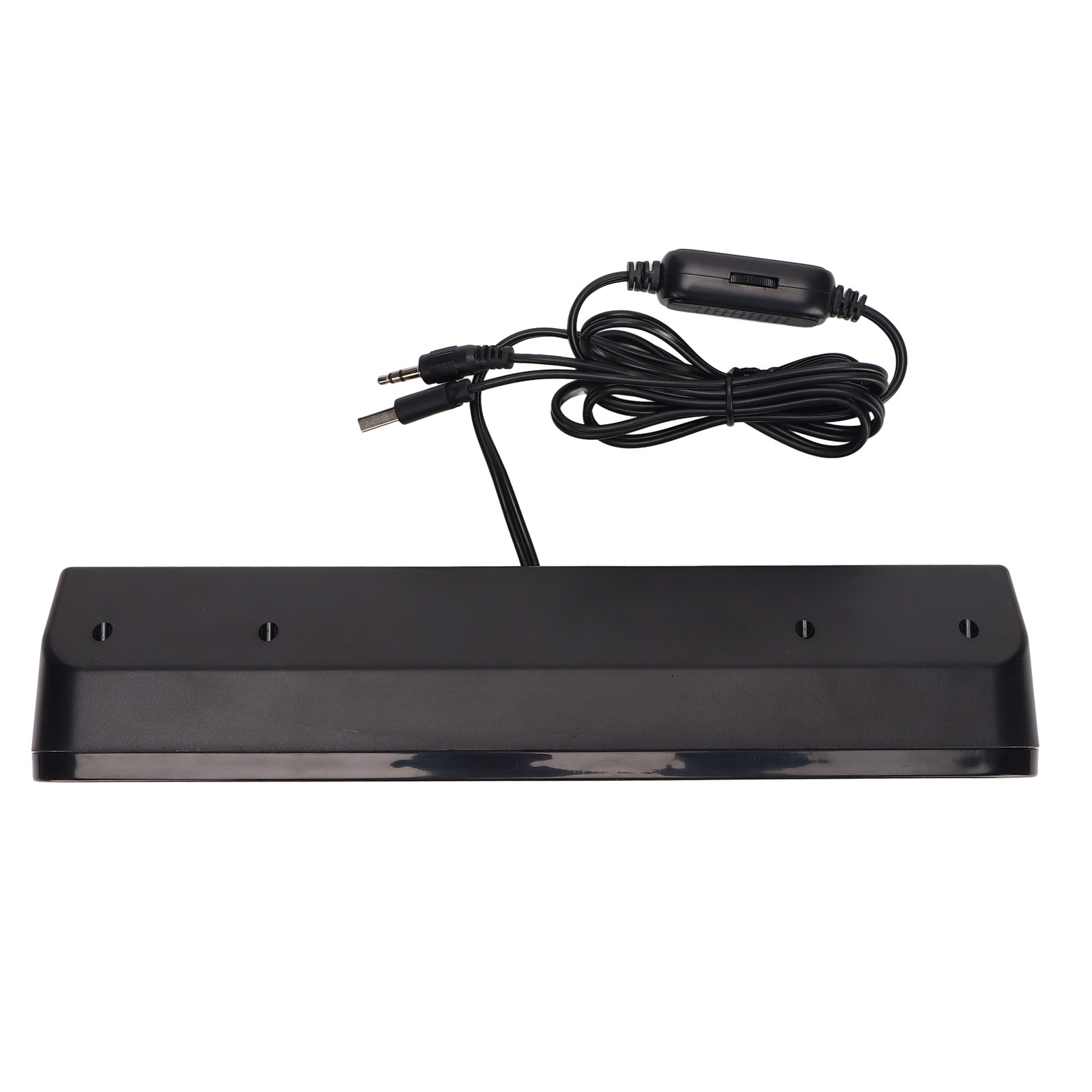 Caixa de som longa hi-fi com som surround, 3.5mm plugs, design requintado, portátil e com fio, para tv e computador.