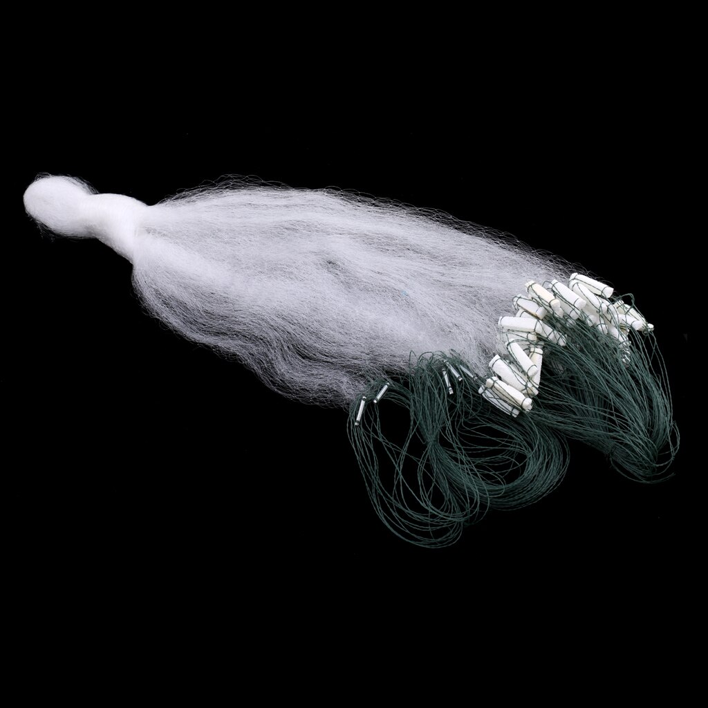 Lovoski 3 Layer Monofilament Fishing Gill Net With Float Sinker Fish Gillnet