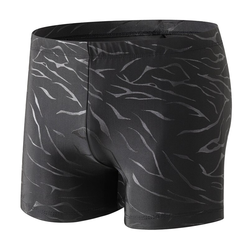 Bañador de piel de tiburón para hombre, traje de baño de secado rápido, bóxer de playa: 01 / 4XL(78-85kg)