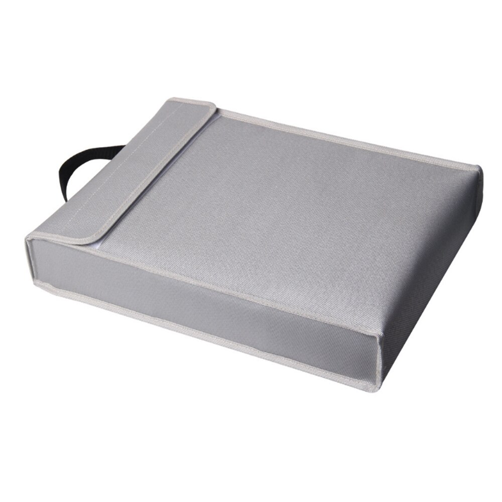 Portable Fireproof Document Bag Holder Pouch Home Office Safe Bag Fire & Water Resistant File Folder Safe Storage