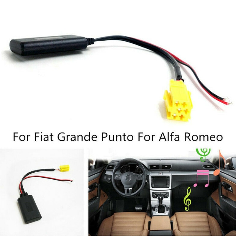 1pc bluetooth adapter modul til fiat grande punto interiør tilbehør
