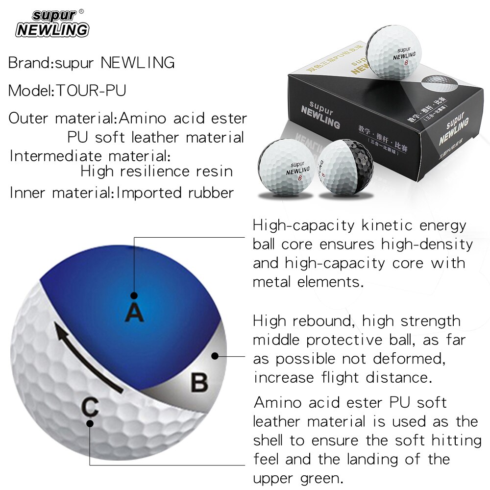 High Performance Golf Balls 100 Pack
