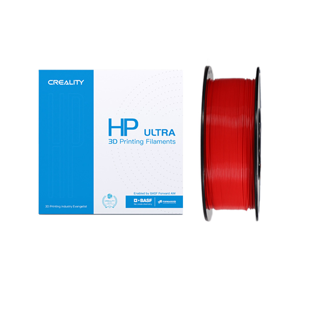 CREALITY Official 3D Printer Filament HP ULTRA PLA Filament 1.75mm 1KG Neat Winding Thiness While Toughness All FDM 3D Printers: Red