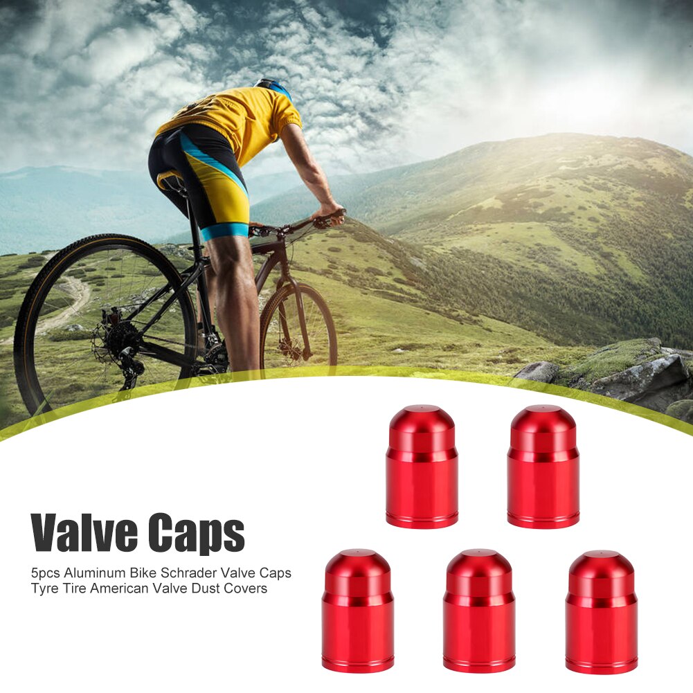 Delicate Fiets Ventieldopjes Aluminium Amerikaanse Valve Dust Covers Protector Veiligheid Lichtgewicht Fiets Accessoires