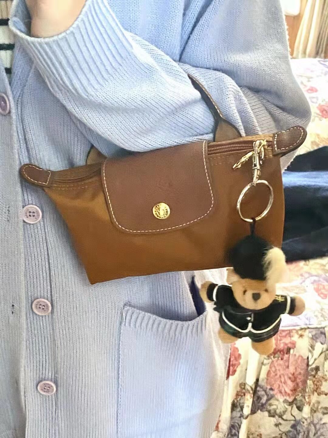 De Lc Geen. Mini Dumplings Pakket Leisure Joker Geneigd Schoudertas Met Pu Waterdichte Nylon Stof