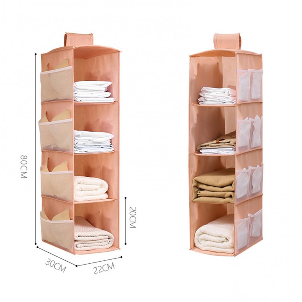 Household Clothes Hanging Drawer Box Underwear Sorting Storage Wall Wardrobe Closet Organizer Shelves Organiser