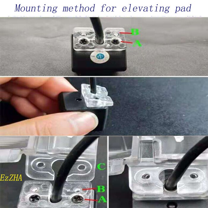 Car Rear View Camera Bracket Plate Housing Mount for Mazda6 Mazda Atenza RX-8 CX-9 3 6 GH Ruiyi 2007: Bracket and mat