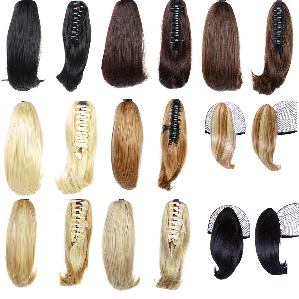 Coleta rizada corta para mujer, coleta negra o marrón, pelo sintético ondulado, coletas pequeñas de 10 pulgadas