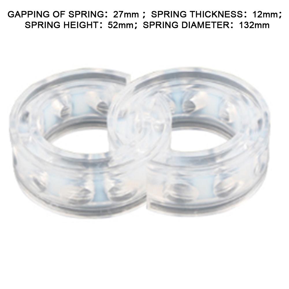 2PCS Transparent Automobile Shock-absorbing Rubber Buffer Shock Absorber For Spring Clearance 23/27MM: A
