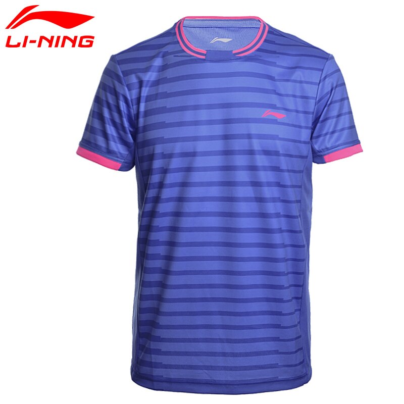 Li-ning nouveaux chemises de Badminton pour hommes à sec respirant coupe régulière sport confort T-Shirts doublure Tee AAYM143 CJFM17