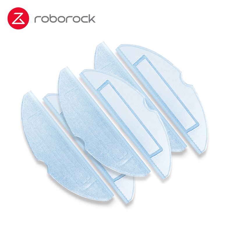 Original roborock  s7 moppeklude , s7 tilbehør reservedele , 100%  original roborock tilbehørsstøtte: 6 stykker