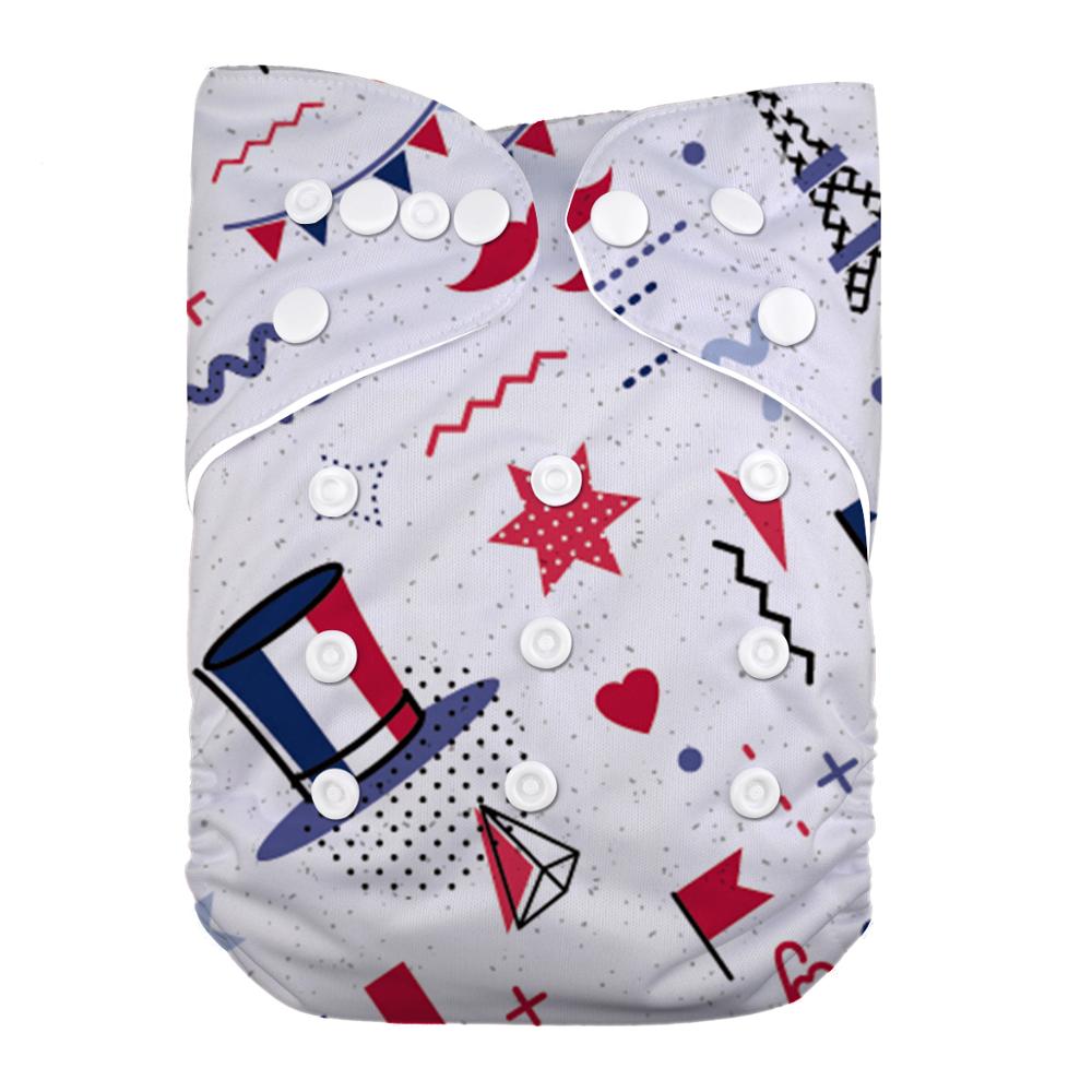 Couche lavable lilbit, taille unique, ajustable, lavable et réutilisable, pour bébés filles et garçons: Bl81