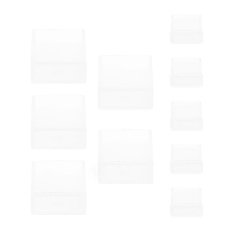 10 pièces câble de charge cordon type-c Port USB prise anti-poussière prévenir la rouille boîtier protecteur couverture téléphone chargeur accessoires pour Android