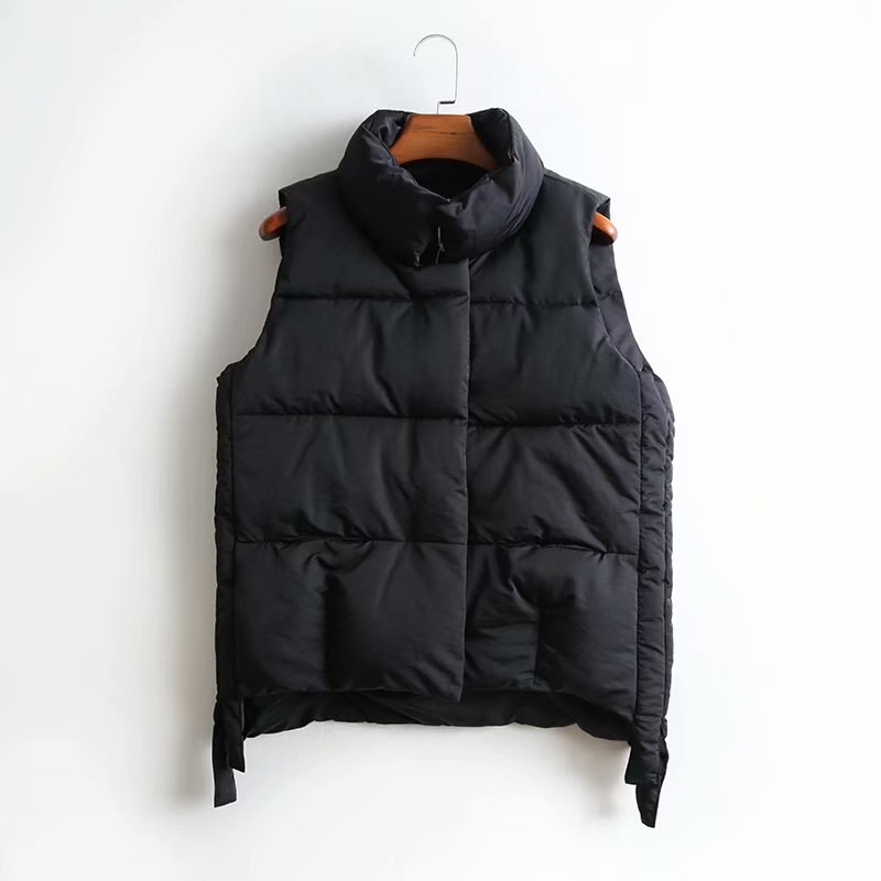 Yuson Girl Gewatteerd vest voor dames, fleece, lang gilet voor dames, mouwloos, herfst, winter, lang, gewatteerd gilet voor dames, lichtgewicht vest met ritssluiting, bodywarmer jas met zakken, Koffie