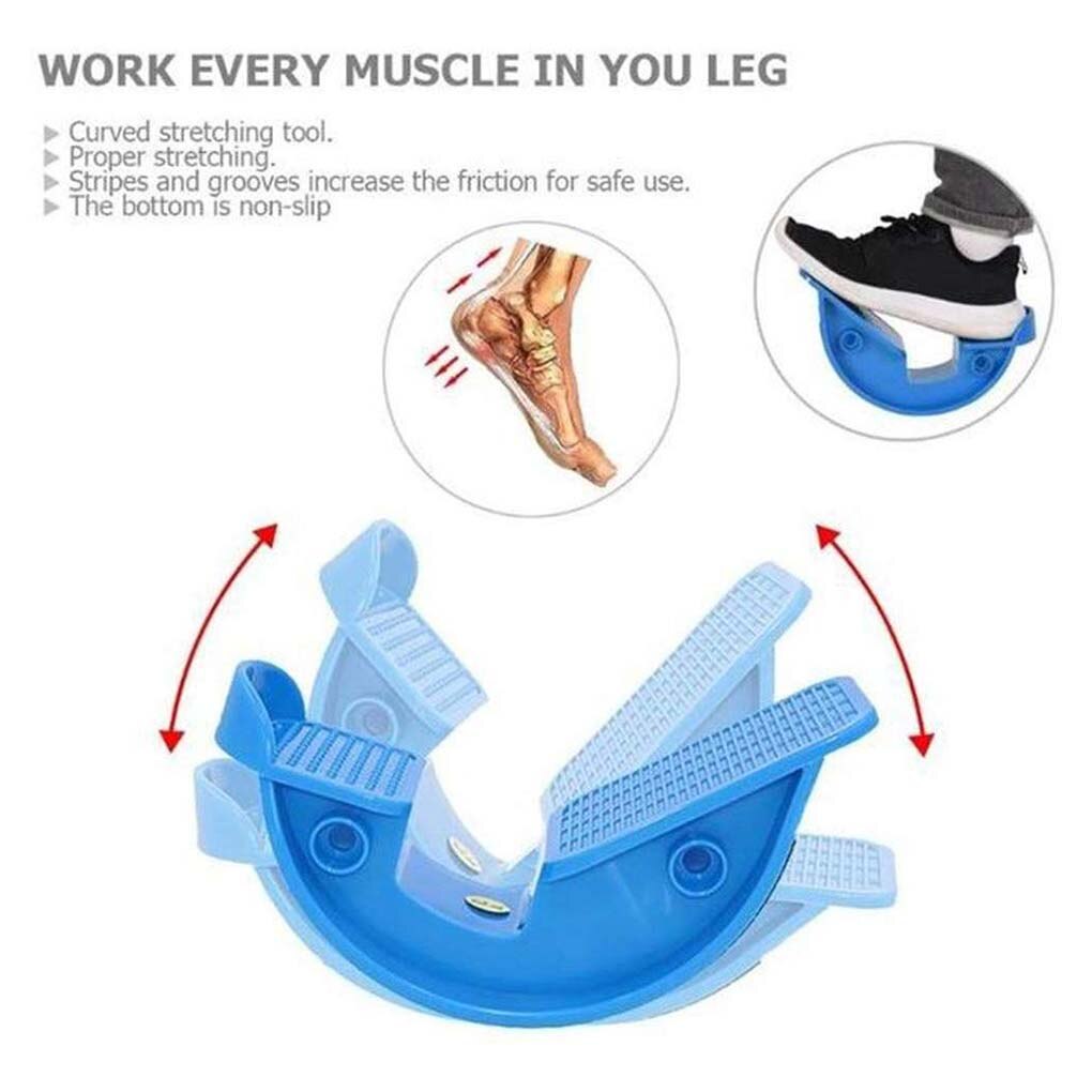 Voetwip voet kuit enkel stretchplank massagepedaal dames heren thuis sportschool fitnessapparaat ontspannende fitness veterplank