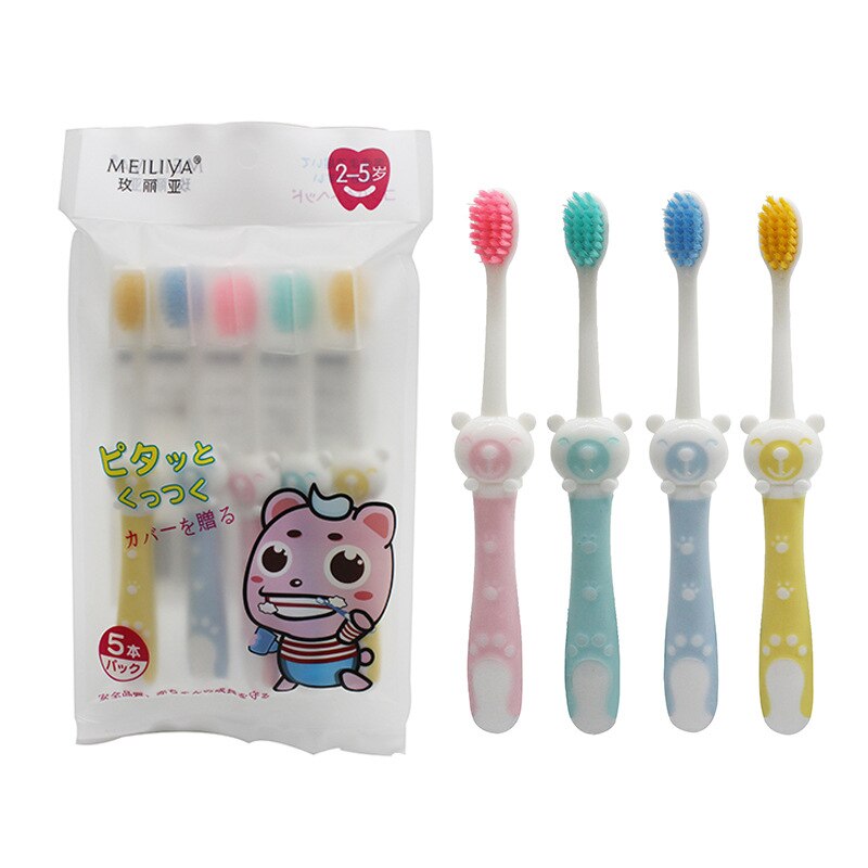 Kinder Zahnbürste Baby Artikel 5PCS Dental Pinsel Halten Sauber Ausbildung Zahnbürste für Kinder Baby Zähne Pflege Zahnbürsten