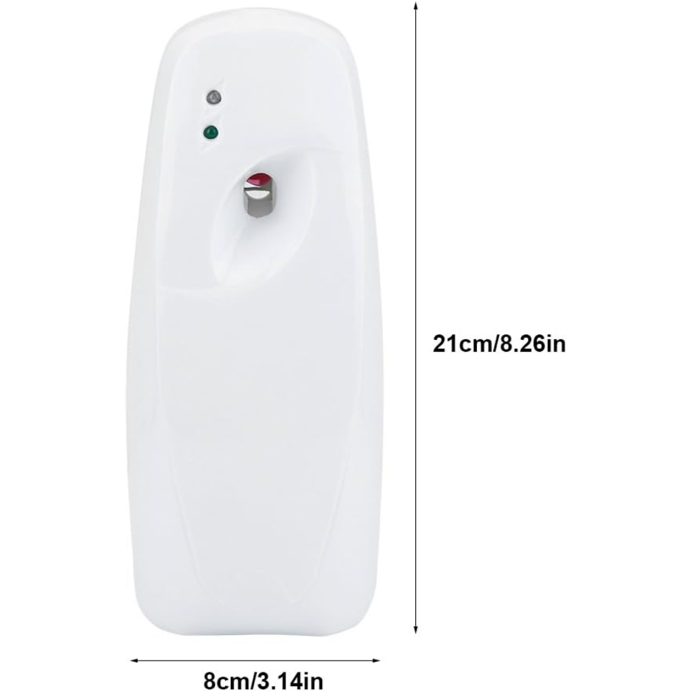 Ambientador automático, ambientador ajustable automático montado en la pared, dispensador de aerosol de fragancia con Sensor de luz para