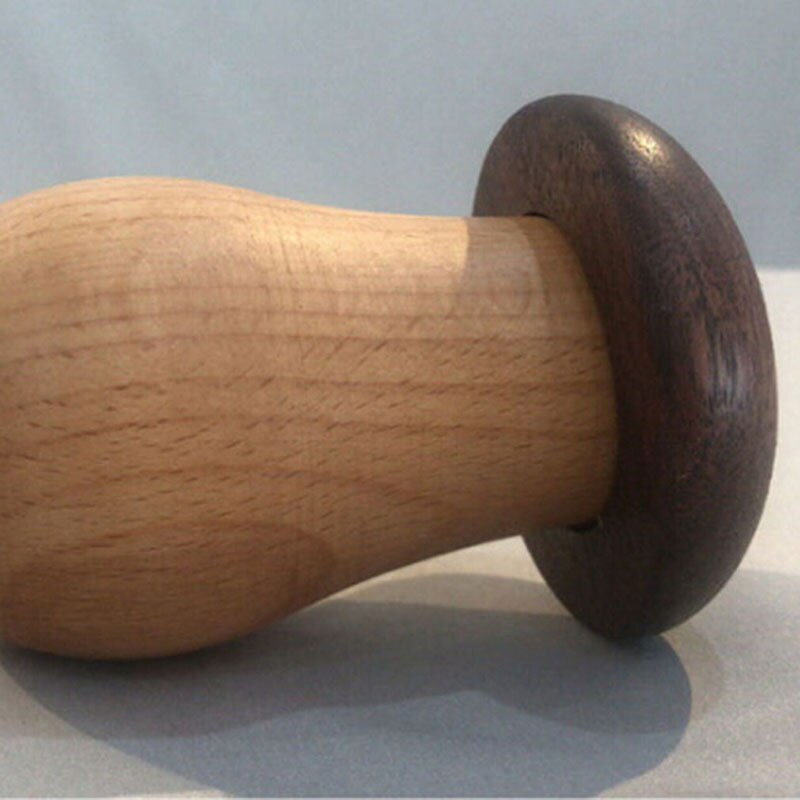 Solid Wood Toothpick Holder Toothpick Box Black Walnut Wooden Mushroom Cute Shape Solid Wood Production Storage Box Kitchen Tool