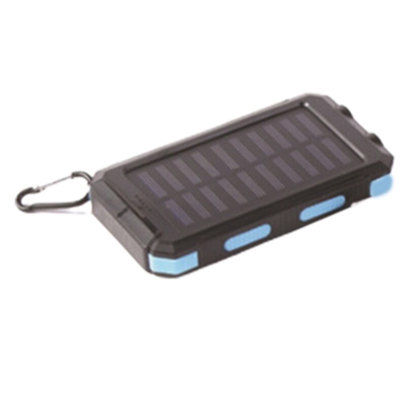 Solar- Energie Bank Tragbare Ladegerät 20000mah Wasserdichte Batterie Solar- Tafel Ladegerät mit Dual LED Flashligh und Kompass