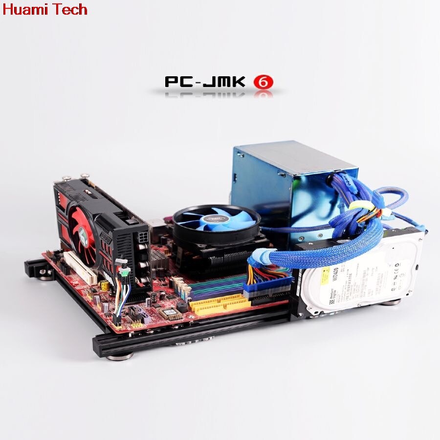 Aluminiowe stanowisko testowe dla ITX MATX ATX komputer otwarta ramka powietrze Obudowa HTPC gry komputerowe GPU zestawy DIY