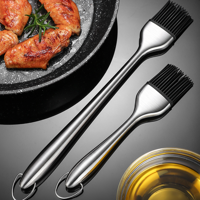 Cepillo de aceite de cocina, cepillo de silicona para repostería, parrilla para barbacoa, aceite, salsa, mantequilla, cepillo para rociar, cepillo de cocina para barbacoa, accesorios de cocina para barbacoa
