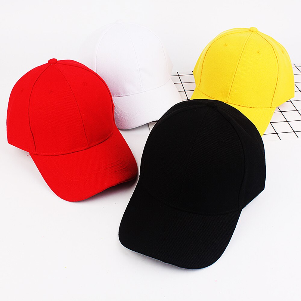 Verstelbare Baseball Hoed Mannen Vrouwen Baseball Cap Outdoor Zonnehoed Zwart Mode Snapback Hoed Wit Streetwear Hip Hop caps