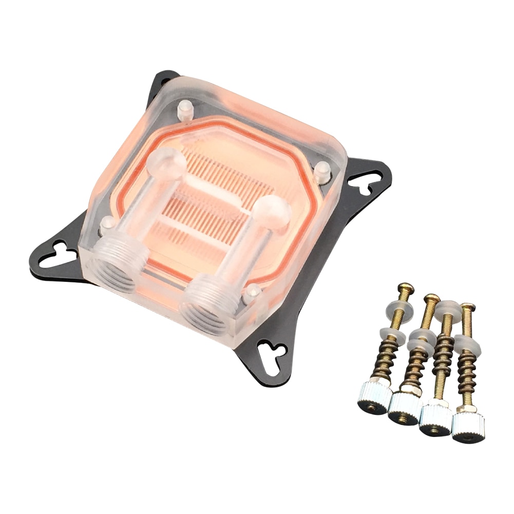 GPU Water Block Cooling Double Channel of Copper Column Video Graphics Card Water Cooler Radiator 0.4mm For AMD W40