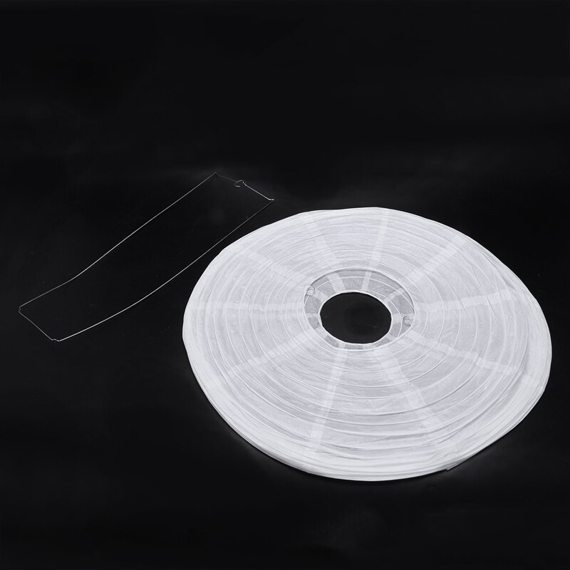 Pantalla de farol de papel japonés chino para de boda, 50cm(20 "), color blanco cremoso, 1 ud.