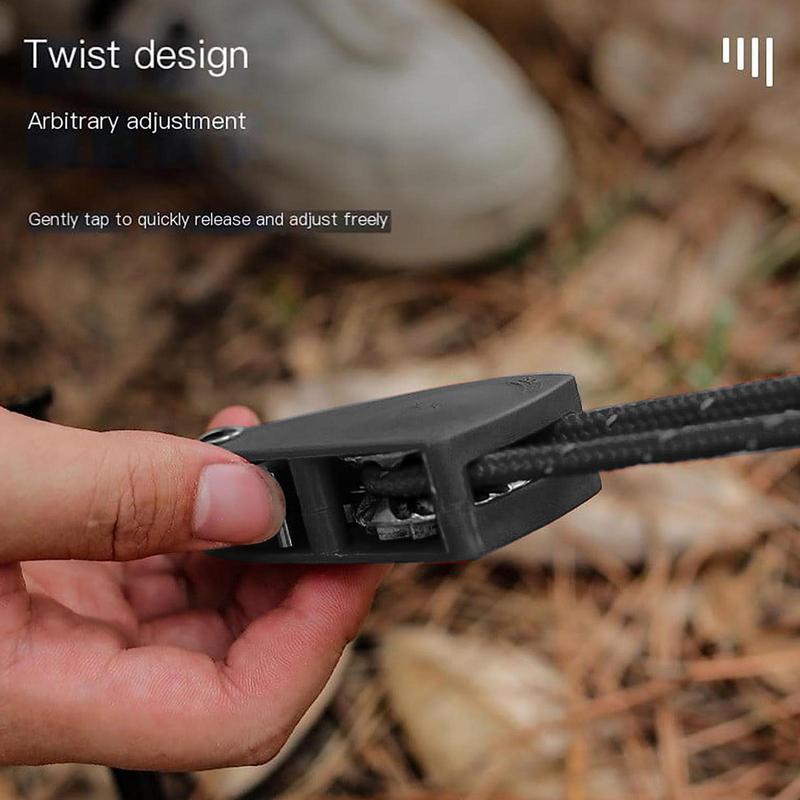 Kampeertent Vastbinden Touw Strakker Bevestiging Katrol Hangers Luifel Touw Haak Gesp Touw Aanhaalriemen Gereedschap