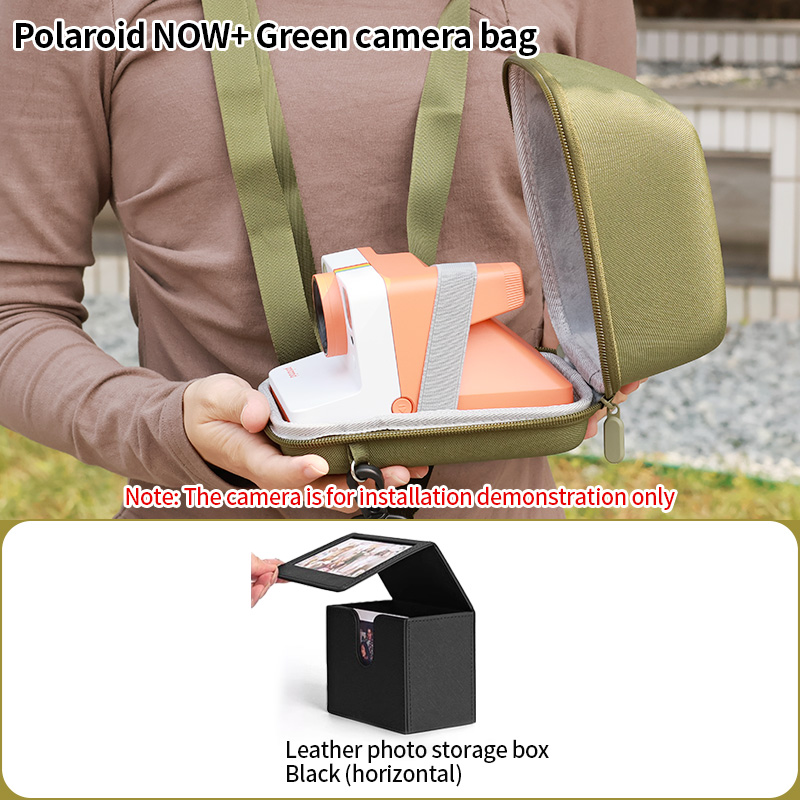 Suitable for Polaroid Now+/Go Gen2 camera bag storage bag, +Gen3/Gen3casual simple multifunctional portable bag: PURPLE