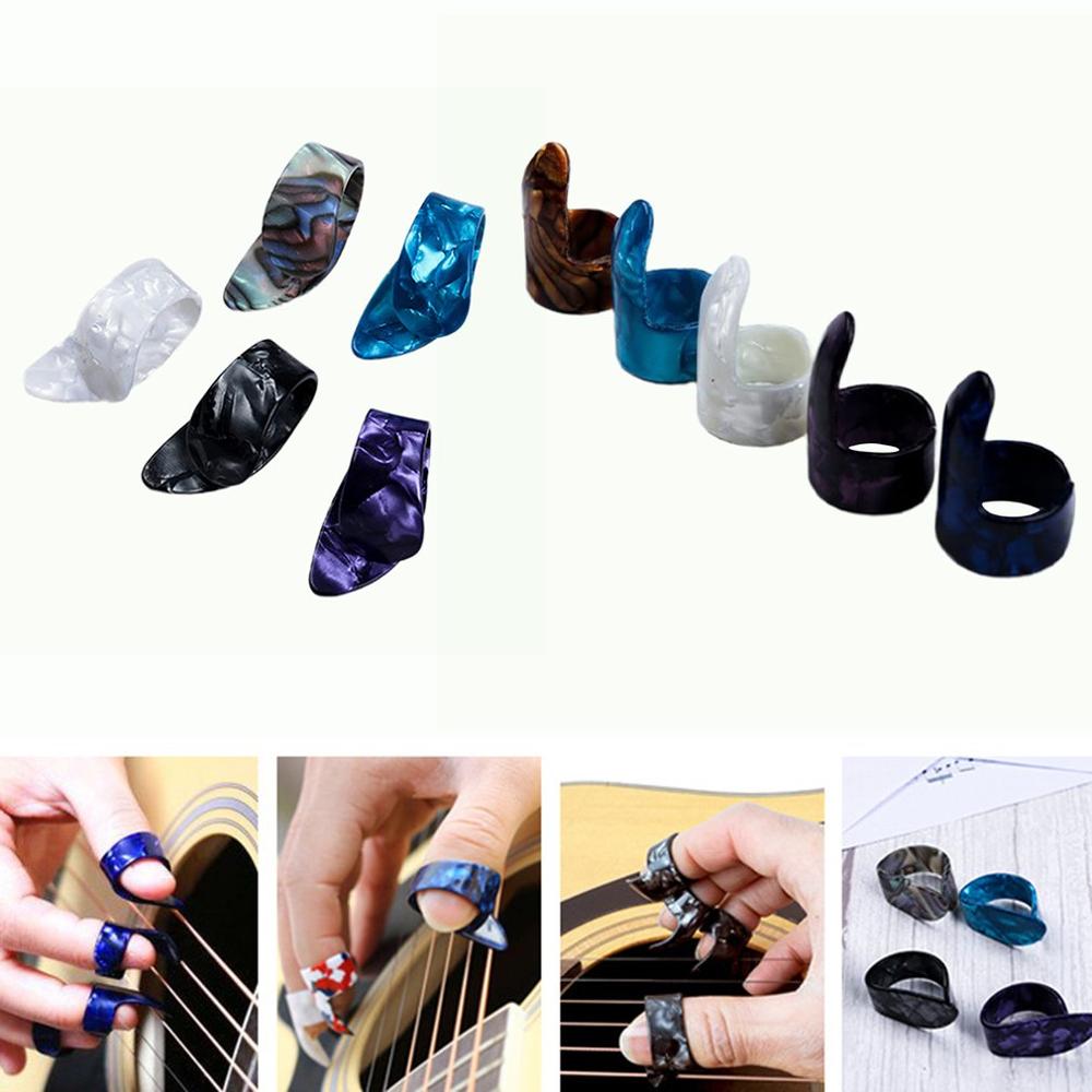 1 pièces pouce doigt guitare médiator guitare plectre gaine guitare Tube médiator médiator guitare électrique accessoires Rando