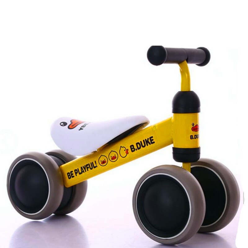 Baby Shining Loopstoeltje Kinderfiets Speelgoed Kinderen Rijden Fiets 1-3 Jaar Baby Rit Op Speelgoed Voor Leren walk Baby Bike Scooter Veiligheid: YELLOW