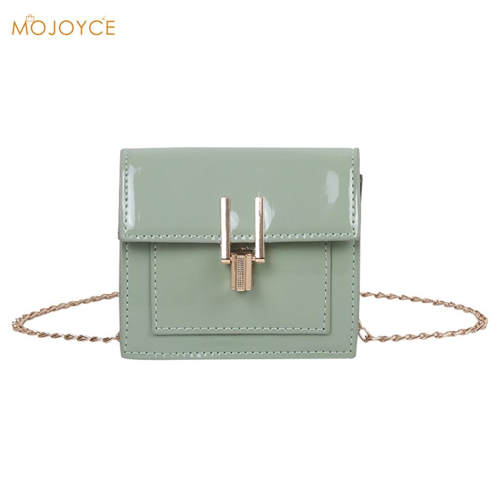 Dames handtas pu leren schoudertas voor dames stevige ketting vierkante tassen messenger schoudertassen