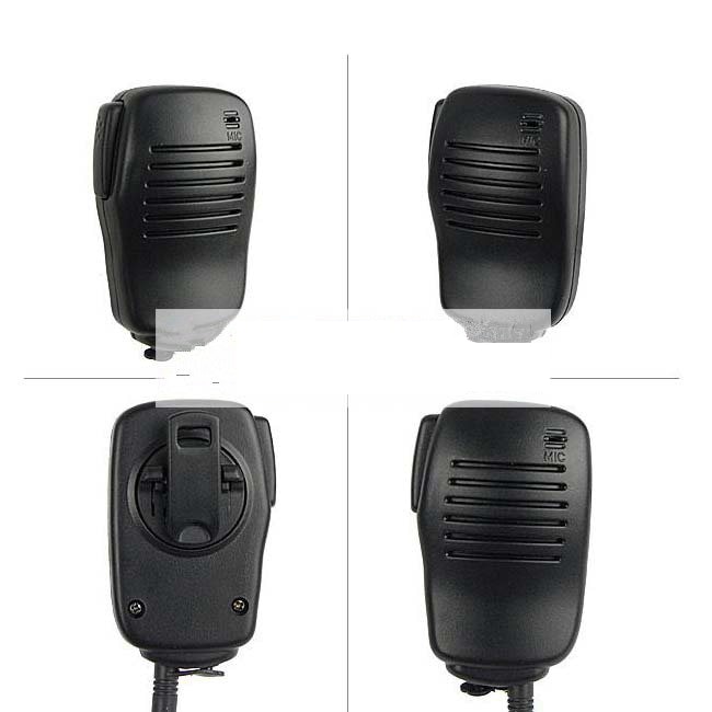 Portable Mini Speaker Mic Microphone PTT for Icom Two Way Radio IC-F3 SL25 V80 for Cobra Walkie Talkie HH37ST FRS90