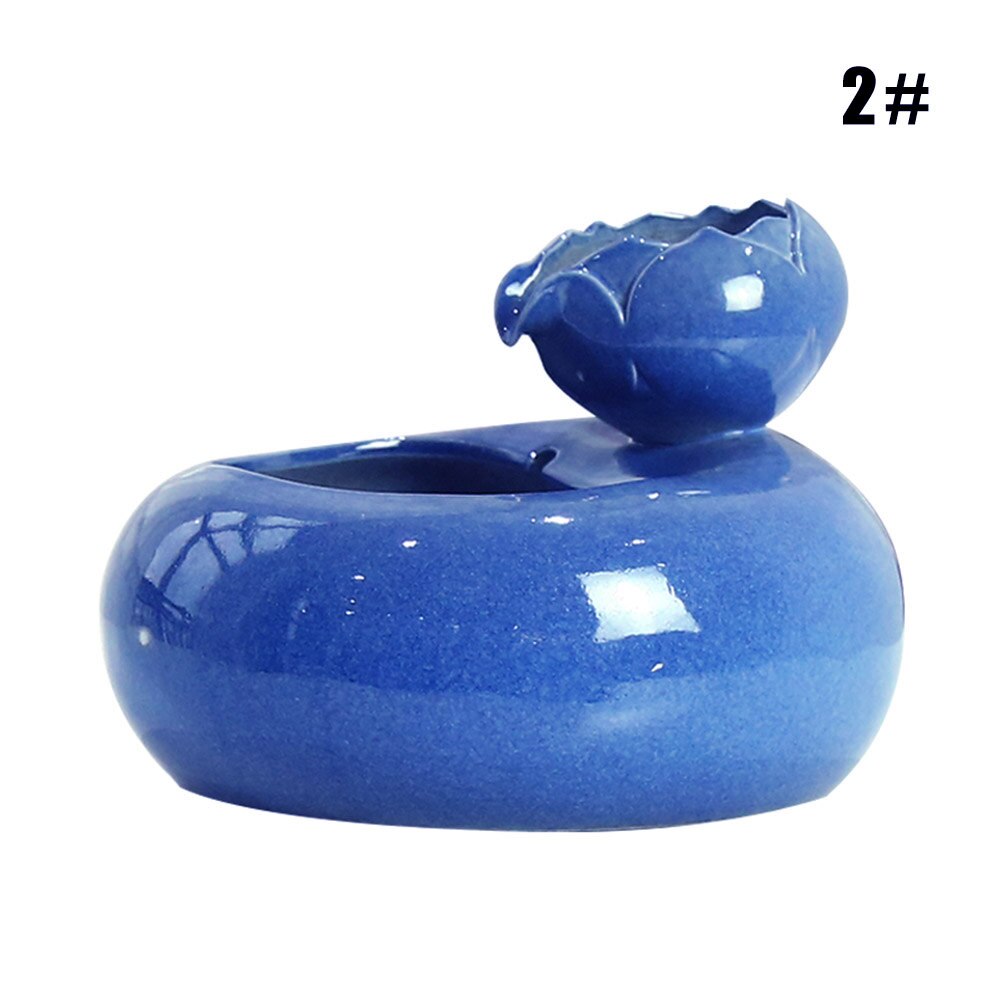 Newly Cat Ceramic Water Fountain Automatic Pet Drinking Fountain Quiet Electric Water Dispenser: 2