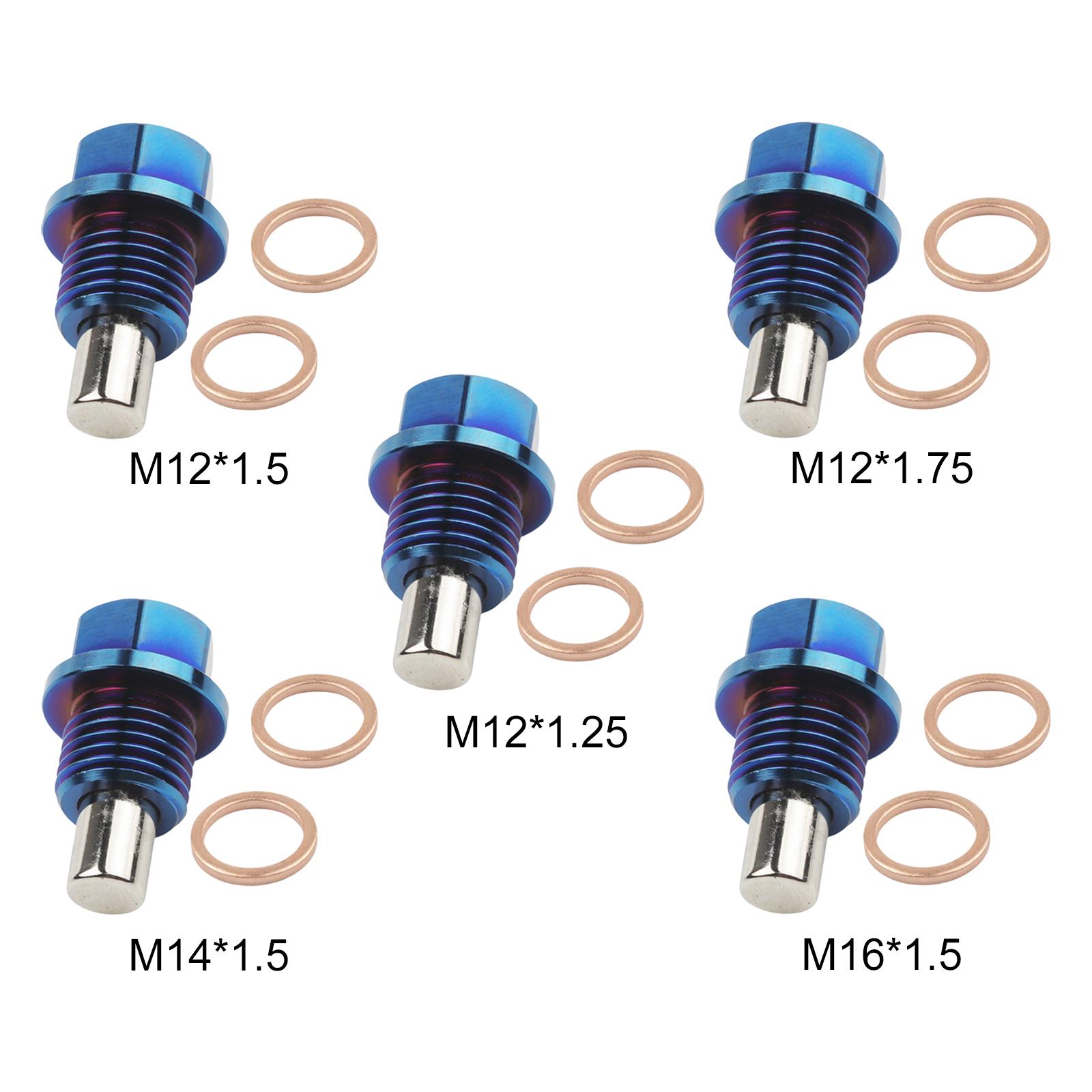 Engine Sump Drain Plug Replacements Nut Bolt Accessory Oil Drain Plug for Auto Car Vehicle Trunk