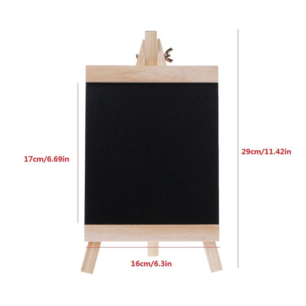 Message Blackboard Pine Wood Easel Chalkboard Wood... Grandado