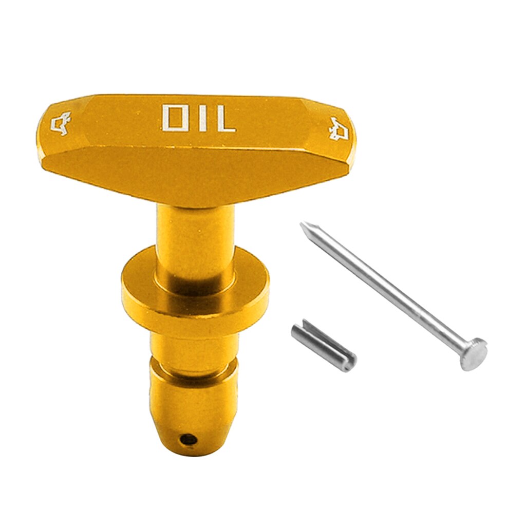 1pcs Heavy Duty Billet Oil Dipstick Pull Handle Replacement Golden for Ford GT V8 GT50