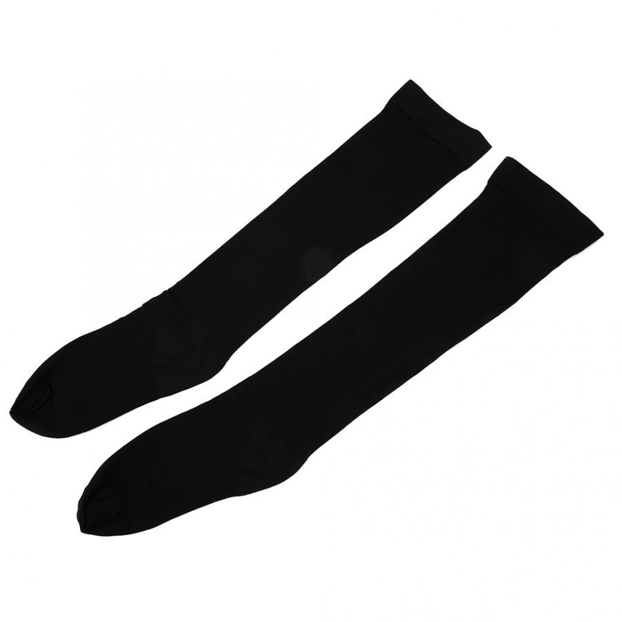 2pcs Shin Brace Stockings Outdoor Sport Compression Stockings Calf Support Elastic Sock Adult Varicose Shaping Shin Guard: close toe