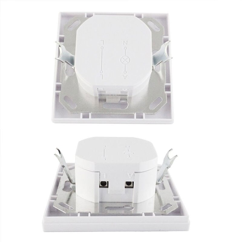 Human Body Infrared Induction Switch 220-240V/AC Home Lighting Switch Auto On / Off Pyrolysis Sensor Wall Embedded Panel Sensor