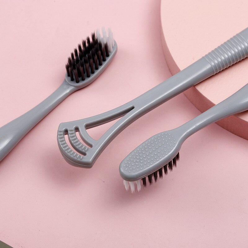 8PC Soft Bristle Color Toothbrush Can Clean Tongue Coated Toothbrush Multifunctional Home Toothbrush Travel Toothbrush