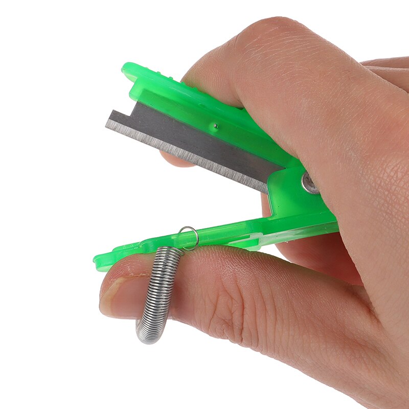 Sécateur de jardin Fruit pouce couteau sûr fruits coupe lame anneau protège-doigts outils de jardin