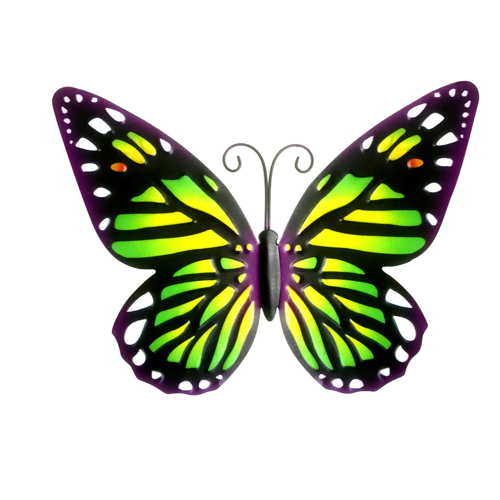 25 #4 pièces Papillon Décor Art Mural Fait Main En Fer Forgé En Métal Papillon Peinture Murale Pour La Décoration De La Maison Et En Plein Air En Métal Décoratif