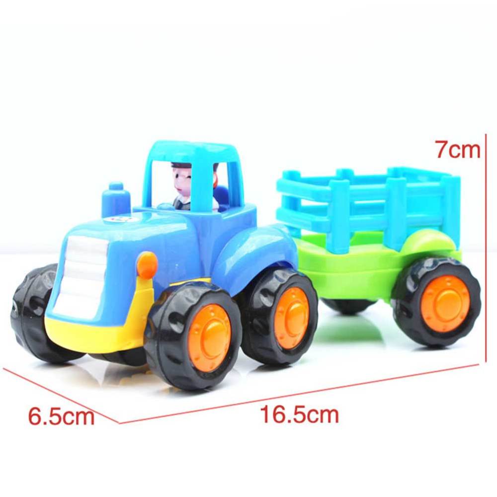 Kids Auto Tractoren Auto Model Techniek Van Model Kids Early Learning Blauw