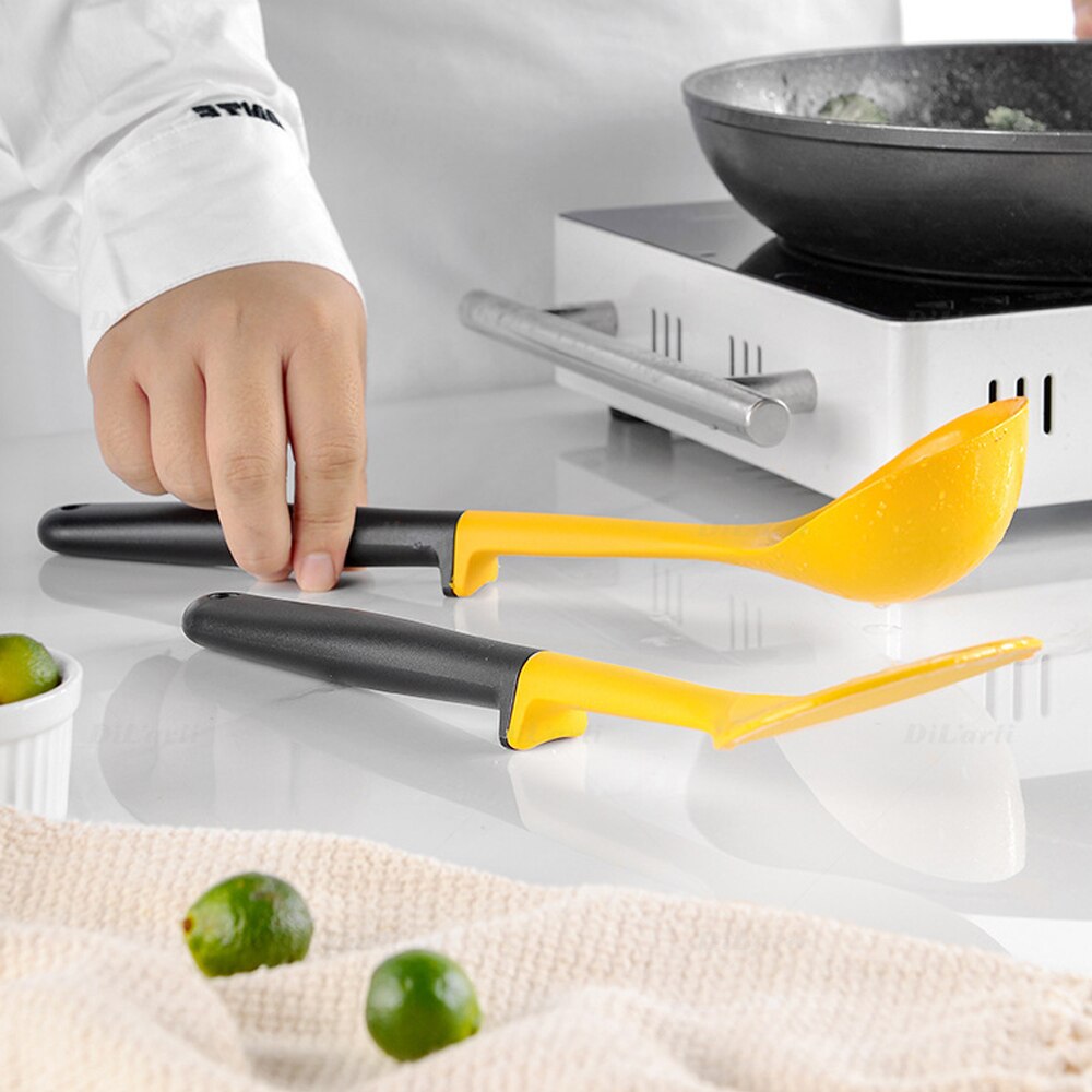 Silicone Kitchenware Set Kitchen Utensils Kit Avoid Contact Countertop Support Cooking Shovel Spoon 11 Pcs Set