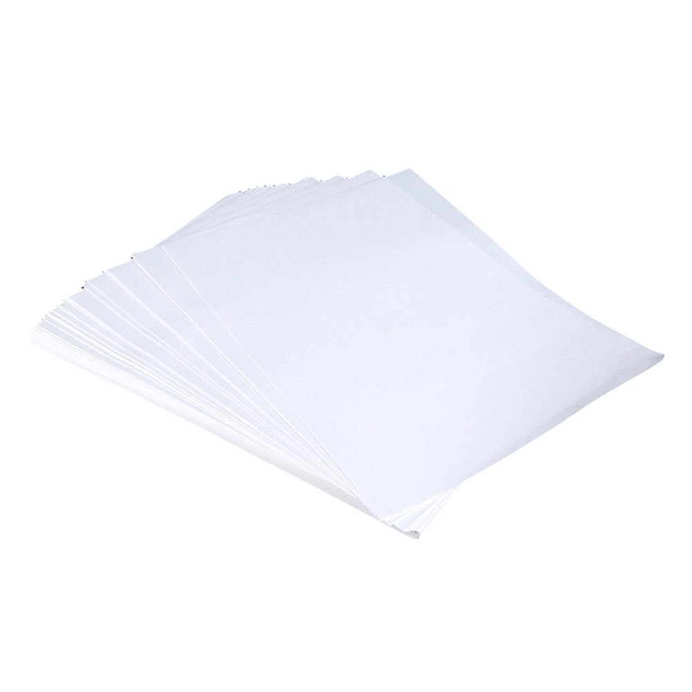 100pcs Heat Transfer Printing Paper A4 Sublimation Transfer Paper A4 Light T Shirt Transfer Paper White