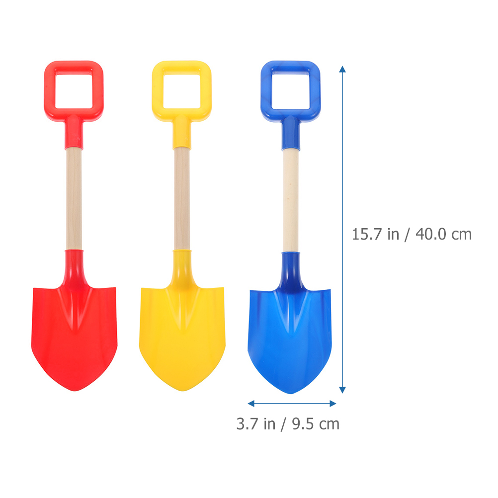 3 Pcs Sand Shovels Beach Shovels Kids Sand Shovels Summer Beach Digging Toys