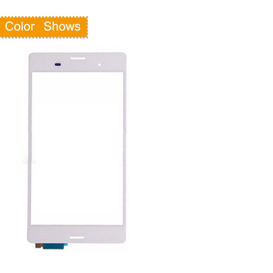 Touchscreen For Sony Xperia Z3 D6603 D6643 D6653 D6616 Touch Screen Digitizer Front Outer Glass Touch Panel Sensor Lens NO LCD: white no gift