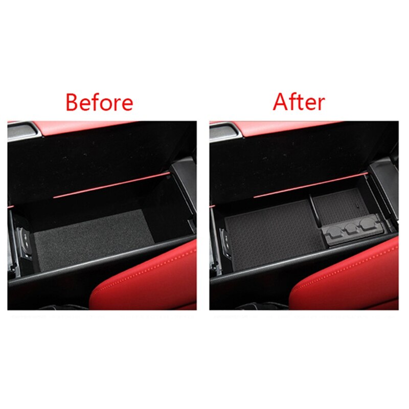 Auto Armsteun Opbergdoos Interieur Organizer Centrale Console Handschoen Houder Voor Lexus Ux UX200 UX250H +